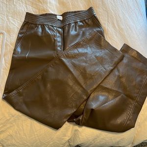 Aritzia Wilfred leather pant
